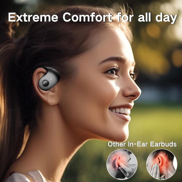 (Sort) Sprogoversettelseshovedtelefoner, Trådløs Bluetooth