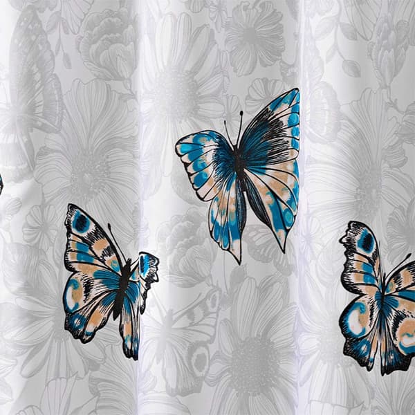 Vattentätt duschdraperi i polyester, duschdraperi