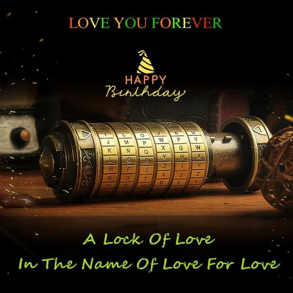 Da Vinci Code Mini Cryptex Valentinsdag Interessant C