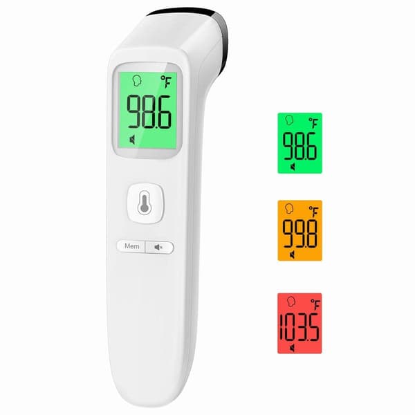 Infrarødt termometer, berøringsfrit termometer til voksne og børn