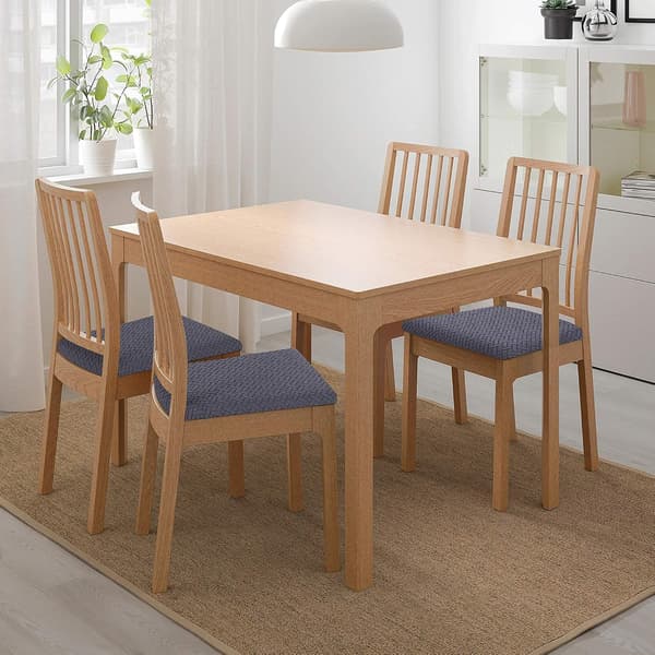 Stolsöverdrag för matsal, set om 6, stretch jacquard matstol