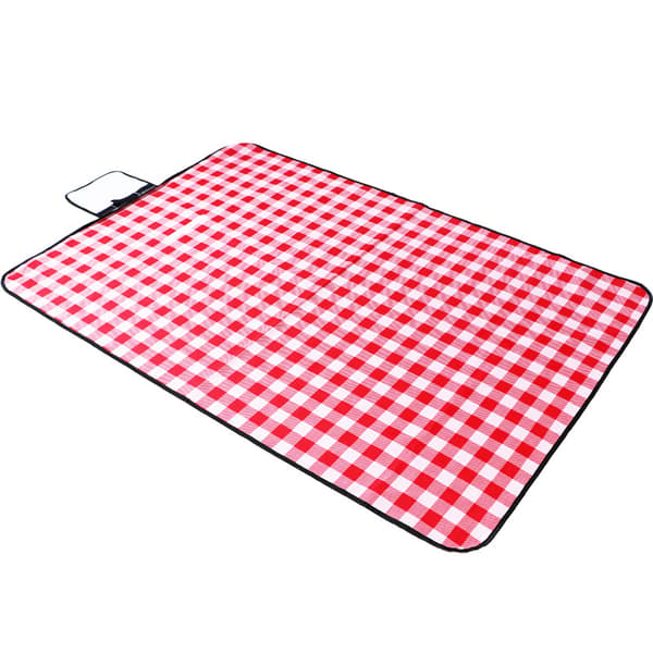 Rödrutig picknickfilt - 150 * 150 cm - Mois