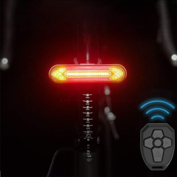 Cykelbaglygte - USB Genopladelig