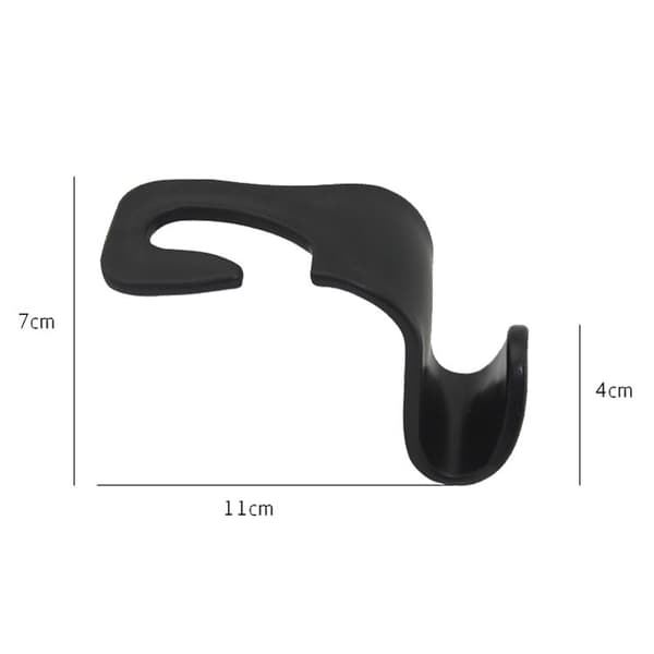 4-pack bilnackstödskrok, dold säteskrok, multifunktionell