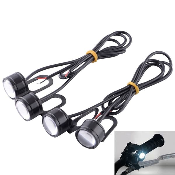 2st Nya 12V Eagle Eye LED Varselljus Dimma Backljus