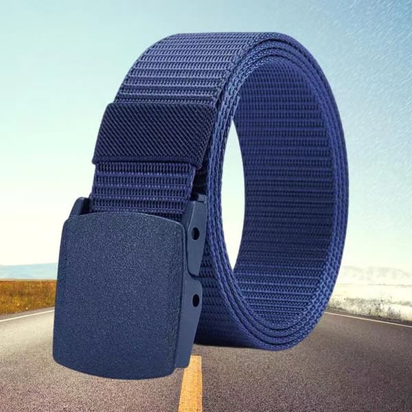 Nylonbälte, snabb genom flygplatskontrollen, plastspänne, 120 cm