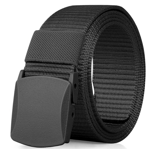 Nylonbälte, snabb genom flygplatskontrollen, plastspänne, 120 cm
