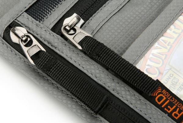 Passfodral - ID-ficka - RFID-blockering - Reseplånbok