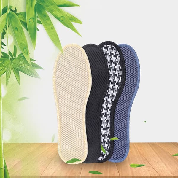 Tre par svarta nätsulor, bambu deodorantsulor