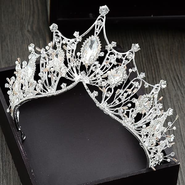 Krontiara, kristallstenar för prinsessbrud, Halloween Ch