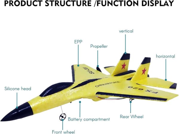 Su-35 RC flygplan, FX620 blå, radiostyrt flygplan för
