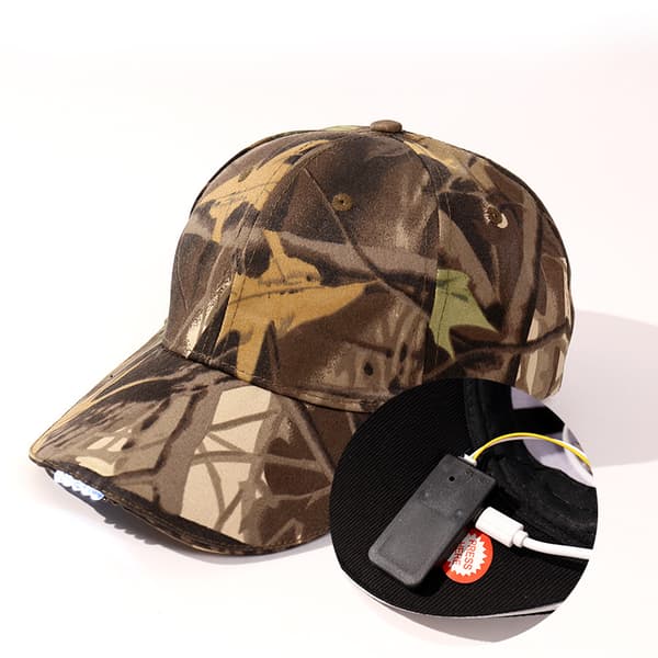 Super lys LED baseballkasket (genopladelig model - camoufla