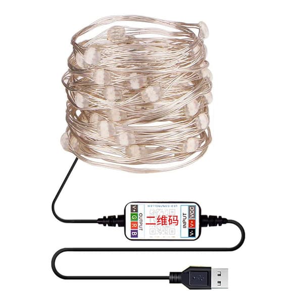 10m LED Fairy Christmas Lights USB Bluetooth Remote LED Ligh