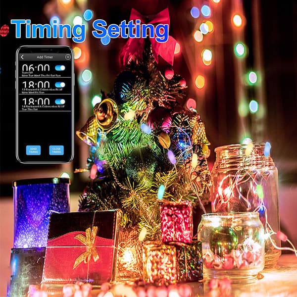 10m LED Fairy Christmas Lights USB Bluetooth Remote LED Ligh
