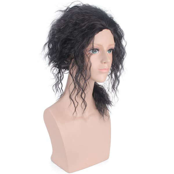 1 stk Michael Jackson COS paryk mand konge MJ sort mode flot