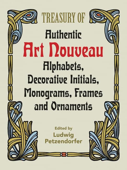 Treasury of Authentic Art Nouveau 9780486246536