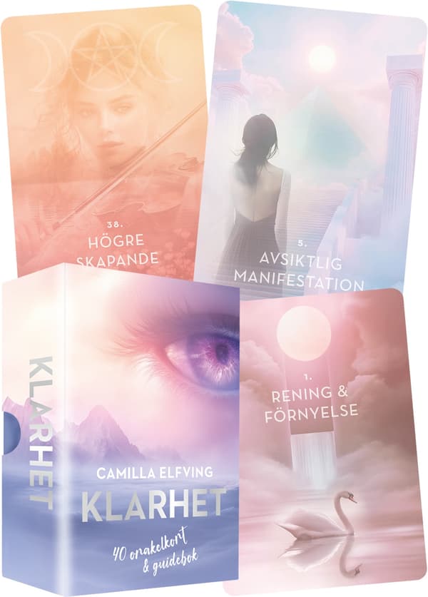 Klarhet : 40 orakelkort & guidebok 9789187512698