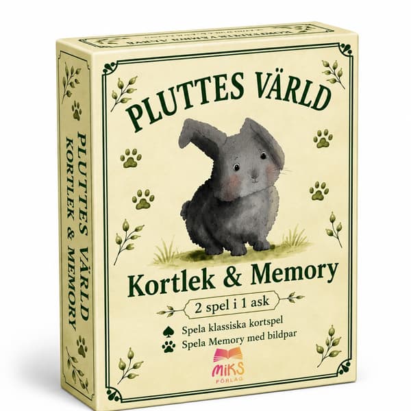 Pluttes Värld – Kortlek & Memory 7350183212008