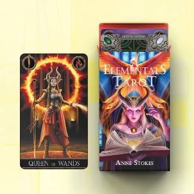 Elementals Tarot: Anne Stokes Tarot 9781835622889
