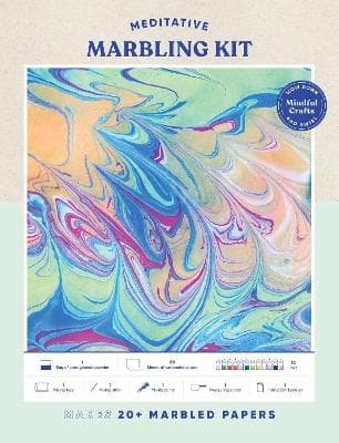 Mindful Crafts: Meditative Marbling Kit 9781797224442