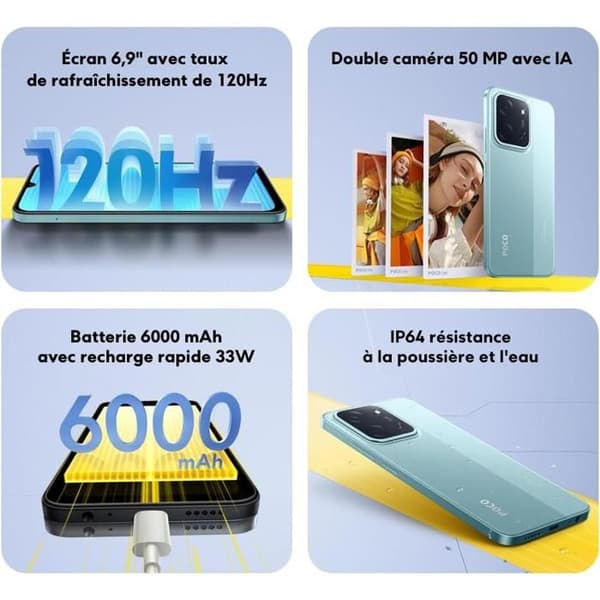 XIAOMI POCO C85 8+256 GB Lila