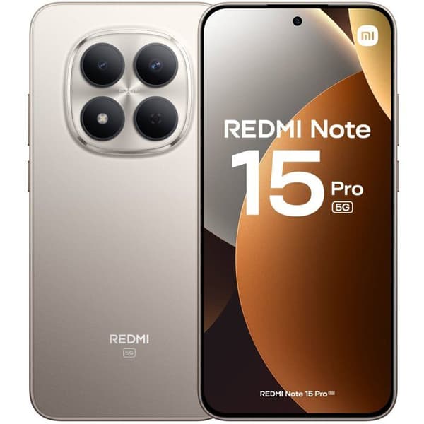 XIAOMI - Redmi Note 15 Pro 5G - 8 / 256 Go - Grå Titan