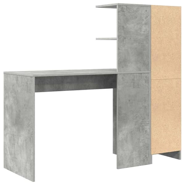 vidaXL Bord 2 pcs Beton Grå