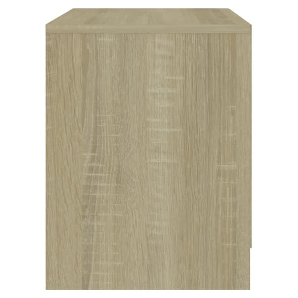 vidaXL sengebord 45x34,5x44,5 cm spånplade sonoma-eg
