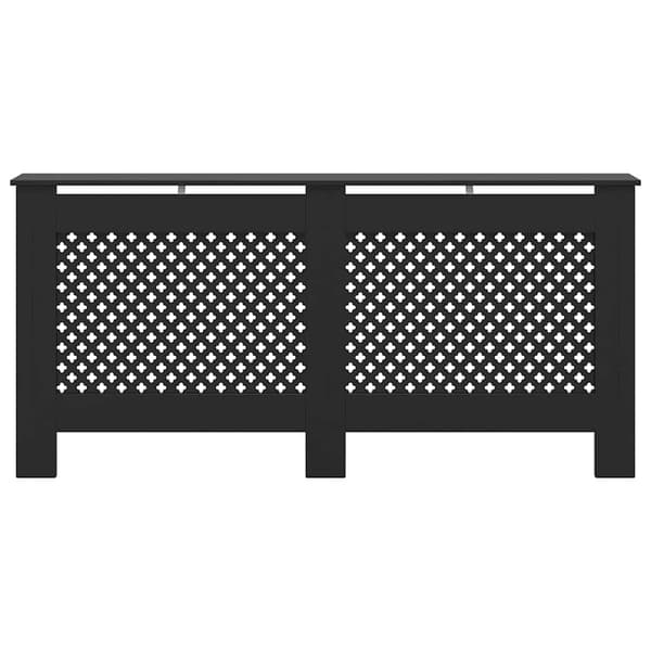 vidaXL radiatorskjuler 172x19x81,5 cm MDF sort