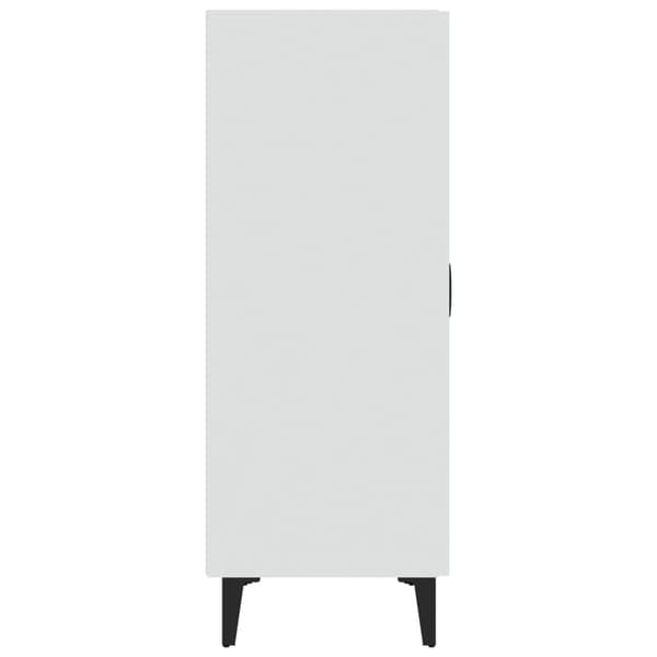 vidaXL Senkki valkoinen 70x34x90 cm tekninen puu