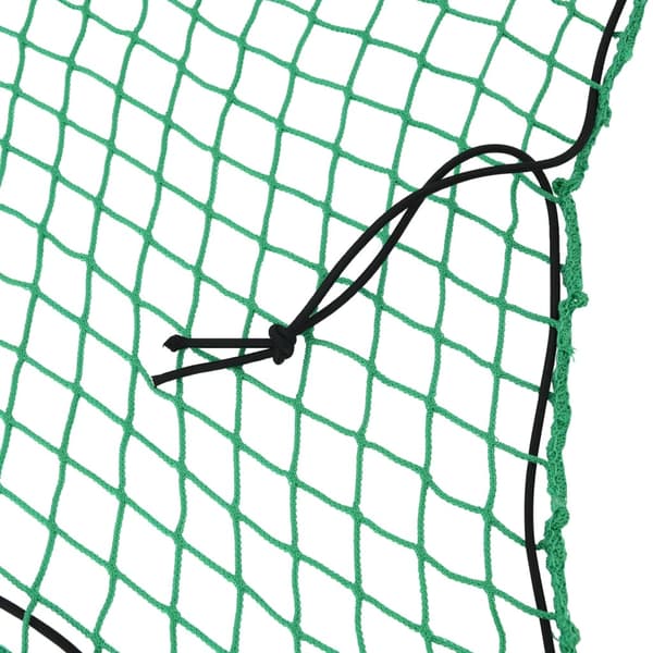 vidaXL Trailer net med elastisk reb grøn 7x3,5 m PP