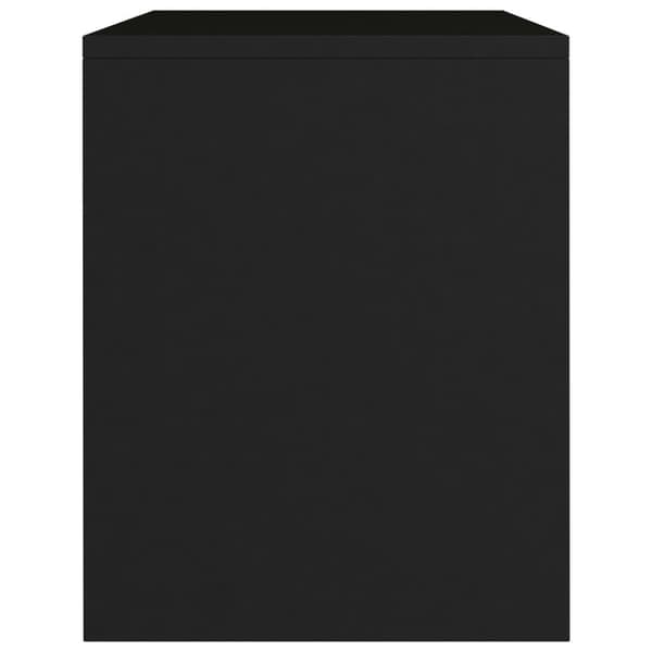 vidaXL sengeskabe 2 stk. 40 x 30 x 40 cm spånplade sort