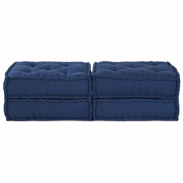 vidaXL Pude 2 pcs Blå 70 x 70 x 36 cm Polyester