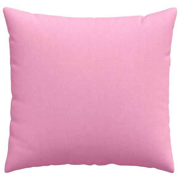 vidaXL Sofapuder 2 pcs Lyserød 45 x 45 cm Stof