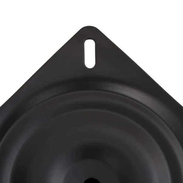 vidaXL Bådstolsfod sort 33 cm stål