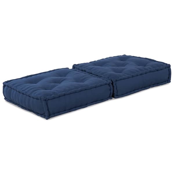 vidaXL Pude Blå 70 x 70 x 36 cm Polyester