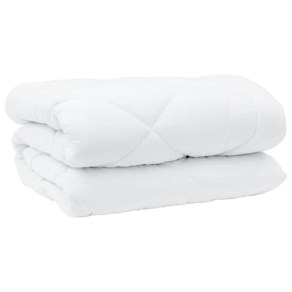 vidaXL Vinter dyne med pude 3 pcs Hvid Microfiber