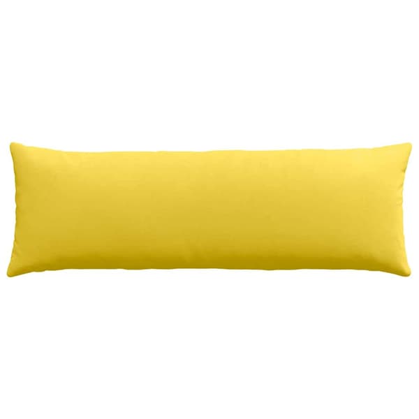 vidaXL Sofapuder 2 pcs Lys Gul 120 x 40 cm Stof