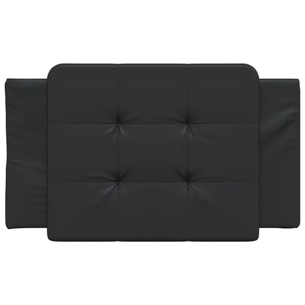 vidaXL gavlpude Zadar 80 cm kunstlæder sort