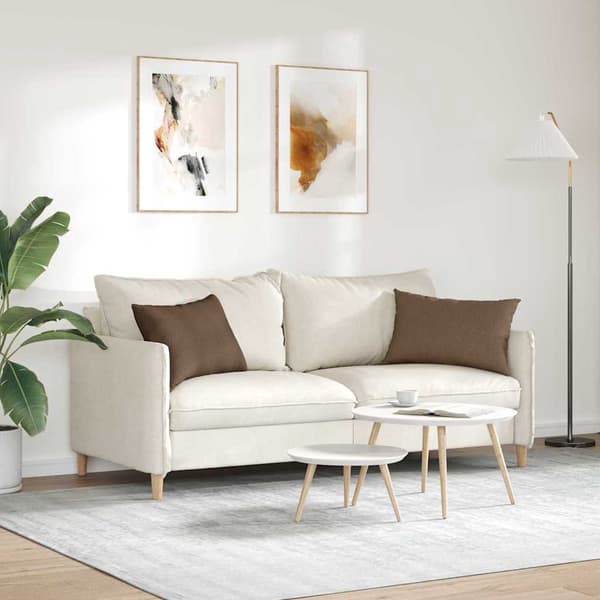 vidaXL Sofapuder 2 pcs Brun 60 x 40 cm Stof