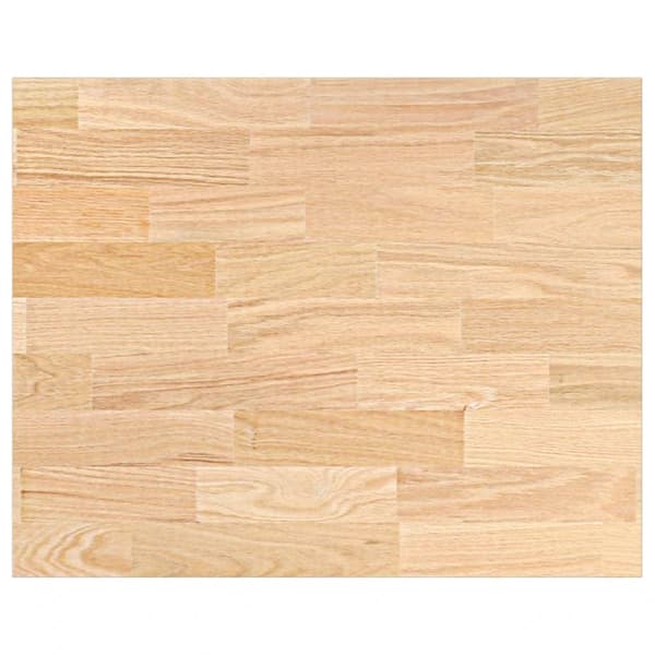 vidaXL køkkenbordplade 80x63,5x2,7 cm massivt egetræ rektangulær