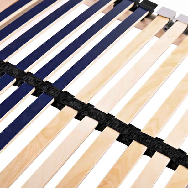 vidaXL Lamelbund Brun 80 x 190 cm Solid bøg