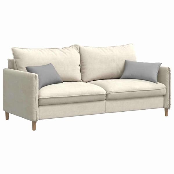 vidaXL Sofapuder 2 pcs Skygrå 50 x 30 cm Stof