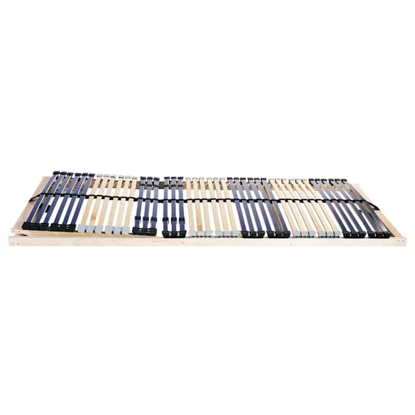 vidaXL Lamelbund Brun 80 x 190 cm Solid bøg
