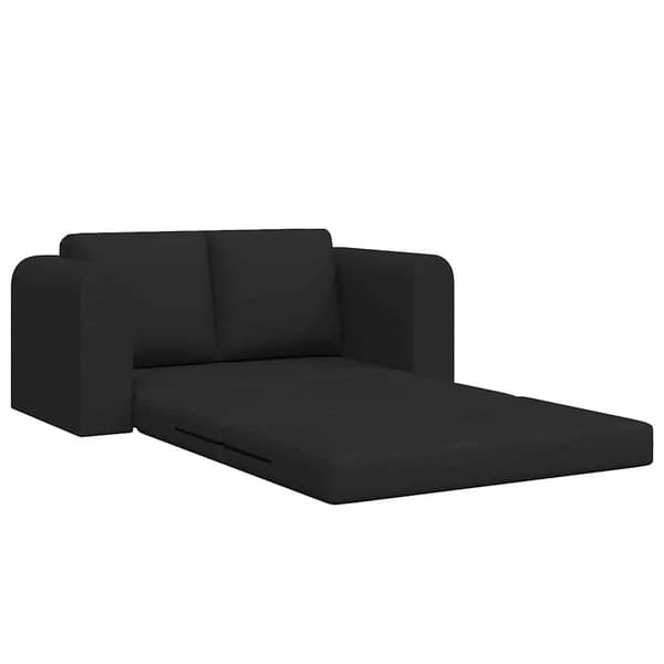 vidaXL Sovesofa 60cm Sort Stof