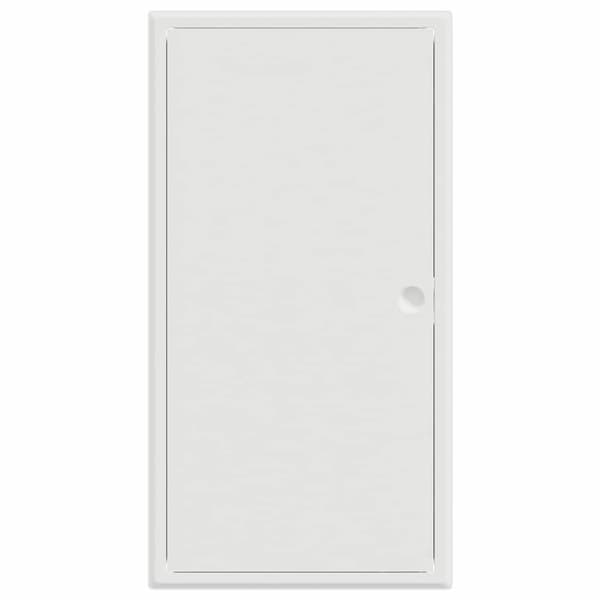 vidaXL Access Panel Valkoinen 63 x 33 x 3 cm Teräs