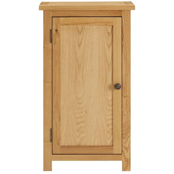 vidaXL skab 45x32x85 cm massivt egetræ