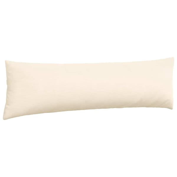 vidaXL Sofapuder 2 pcs Creme 145 x 40 cm Velourstof