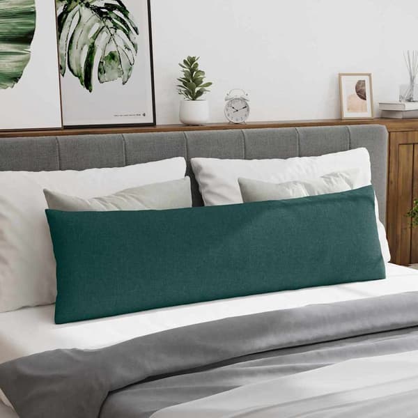 vidaXL Sofapuder 2 pcs Mørkegrøn 145 x 40 cm Stof