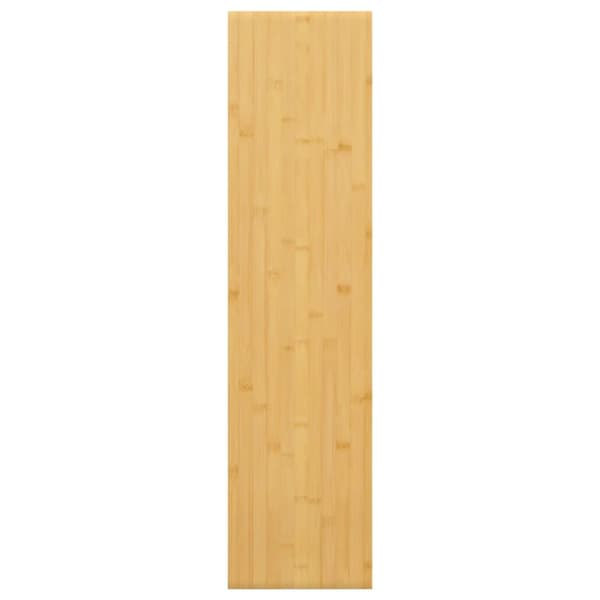 vidaXL Seinähylly 80x20x2,5 cm bambu